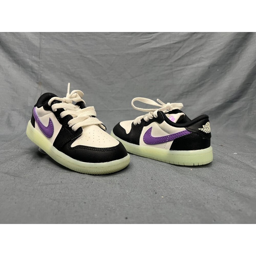 Nike Toddlers Jordan 1 Retro Low OG (TD) Sneakers White Black Size 8 NEW NO BOX!